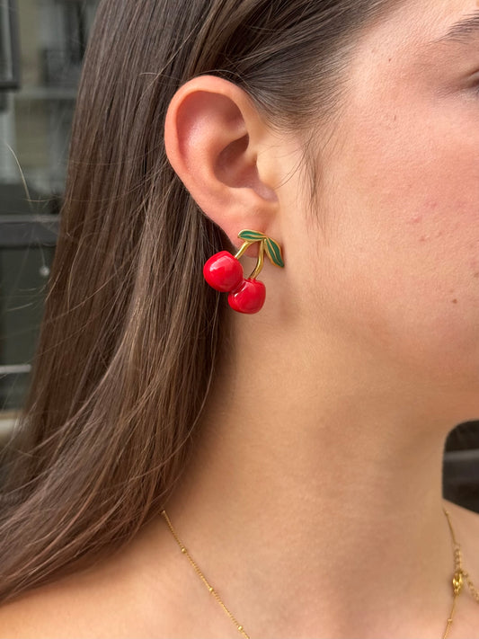 Pendientes Cereza