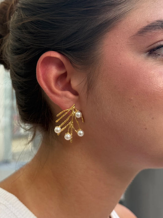 Pendientes Coral